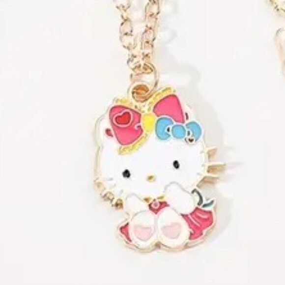 Hello Kitty Jewelry - Hello Kitty pendant with a bow